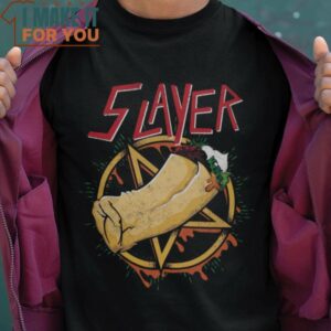 5 Layer Slayer Retro Food Shirt, Retro Halloween Graphic Tee for Sale 5 Layer Slayer Retro Food Shirt, Retro Halloween Graphic Tee for Sale
