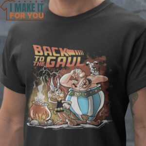 Back To The Gaul Back to the Future Asterix T-Shirt, Retro Halloween Graphic Tee for Sale