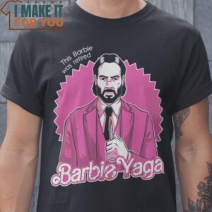 Barbie Yaga Barbie John Wick T-Shirt, Retro Halloween Graphic Tee for Sale