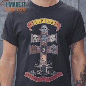 Before I Forget Guns N Roses Appetite for Destruction Slipknot T-Shirt, Retro Halloween Graphic Tee for Sale