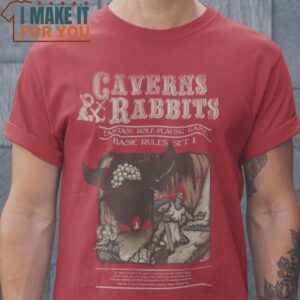 Caverns And Rabbits Monty Python and the Holy Grail T-Shirt, Gift Ideas For Movie Lovers