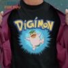 Digimon Pokemon T-Shirt, Retro Halloween Graphic Tee for Sale