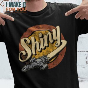 Shiny Firefly T-Shirt, Retro Halloween Graphic Tee for Sale