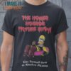 The Homer Horror Picture Show The Simpsons T-Shirt, Retro Halloween Graphic Tee for Sale