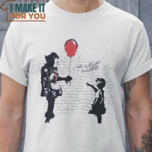 BanksIT Pennywise Horror T-Shirt, Retro Halloween Graphic Tee for Sale