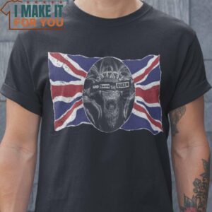 God Save The Queen Alien T-Shirt, Vintage Halloween Graphic Tee for sale