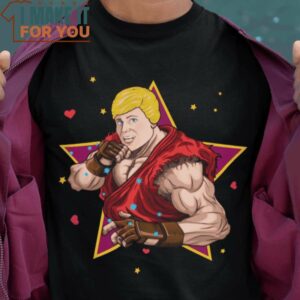 HADOU-KEN Street Fighter T-Shirt, Vintage Halloween Graphic Tee for sale