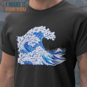 Kanagawa Cat Wave The Great Wave off Kanagawa Cat T-Shirt, Vintage Halloween Graphic Tee for sale