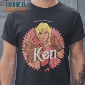 Ken Street Fighter T-Shirt, Vintage Halloween Graphic Tee for sale