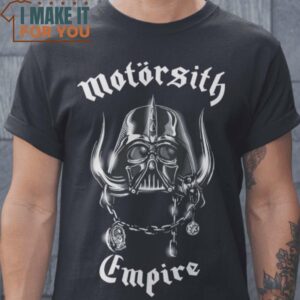 Motorsith Empire Darth Vader Motorhead T-Shirt, Vintage Halloween Graphic Tee for sale