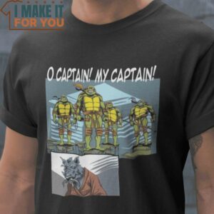 Mutant Turtles Society Teenage Mutant Ninja Turtles T-Shirt, Vintage Halloween Graphic Tee for sale