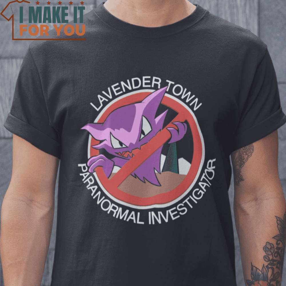 Paranormal Investigator Haunter Pokemon T-Shirt, Vintage Halloween Graphic Tee for sale Paranormal Investigator Haunter Pokemon T-Shirt, Vintage Halloween Graphic Tee for sale