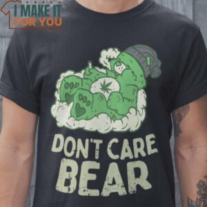 Smoke Bear Care Bear T-Shirt, Vintage Halloween Graphic Tee for sale