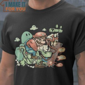 Spit It Out Super Mario T-Shirt, Vintage Halloween Graphic Tee for sale