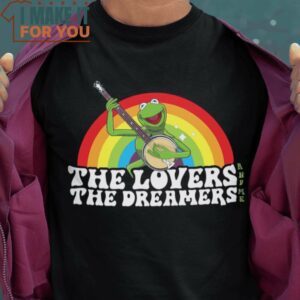 The Lover The Deamers Kermit the Frog The Muppet T-Shirt, Vintage Halloween Graphic Tee for sale