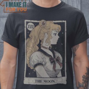 The Moon Sailor Moon T-Shirt, Vintage Halloween Graphic Tee for sale