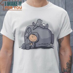 Darko Nuts Peanuts Donnie Darko T-Shirt, Vintage Halloween Graphic Tee for sale