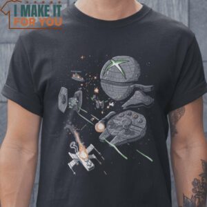 Console Wars Game Console Star Wars T-Shirt, Vintage Halloween Graphic Tee Mens