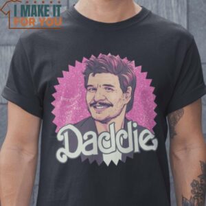 Daddie Barbie Pedro Pascal T-Shirt, Vintage Halloween Graphic Tee Mens