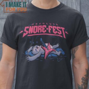 Snore-Fest Pokemon T-Shirt, Vintage Halloween Graphic Tee Mens