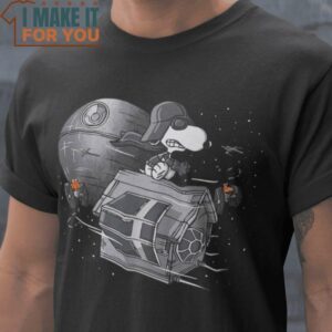 A Dark Baron Darth Vader Snoopy Peanuts T-Shirt, Vintage Halloween Graphic Shirt A Dark Baron Darth Vader Snoopy Peanuts T-Shirt, Vintage Halloween Graphic Shirt