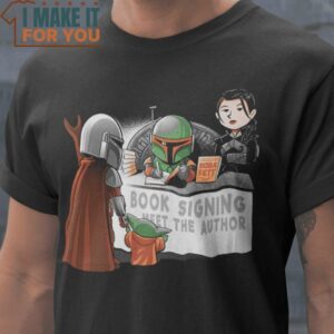 Book Signing The Book of Boba Fett The Mandalorian T-Shirt, Vintage Halloween Graphic Shirt