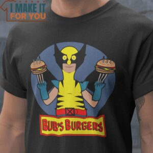 Bubs-Burgers The Wolverine T-Shirt, Vintage Halloween Graphic Shirt