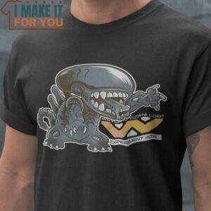 Experiment 426 Stitch Xenomorph Alien T-Shirt, Vintage Halloween Graphic Shirt