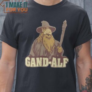 Gand-Alf ALF Gandalf Lord Of The Rings T-Shirt, Vintage Halloween Graphic Shirt