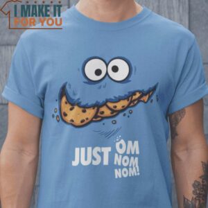 Just Om Nom Cookie Monster The Muppets T-Shirt, Vintage Halloween Graphic Shirt