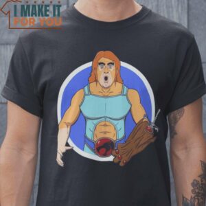 Nature NatureBoy Woooo ThunderCats Lion-O Ric Flair T-Shirt, Vintage Halloween Graphic Shirt