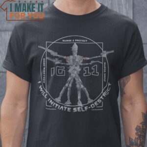 Nurse & Protect The Mandalorian T-Shirt, Vintage Halloween Graphic Shirt