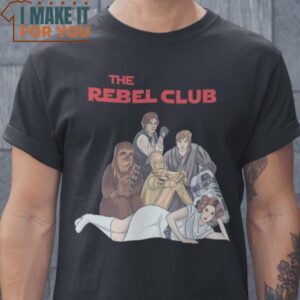 Rebel Club The Breakfast Club Star Wars Characters T-Shirt, Vintage Halloween Graphic Shirt