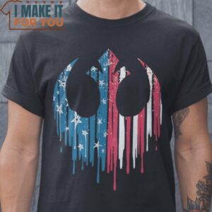 Rebel Murica Star Wars T-Shirt, Vintage Halloween Graphic Shirt
