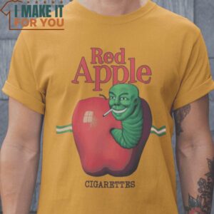 Red Apple Cigarettes Pulp Fiction T-Shirt, Vintage Halloween Graphic Shirt