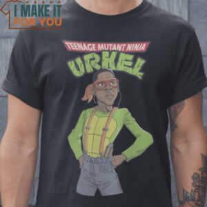 TMN-Urkel Teenage Mutant Ninja Turtles Family Matters T-Shirt, Vintage Halloween Graphic Shirt