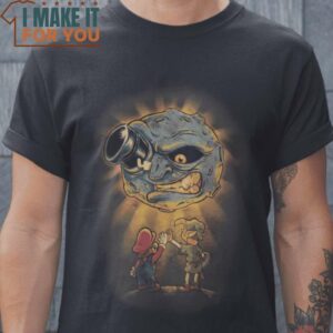 Teamwork Super Mario Bros T-Shirt, Vintage Halloween Graphic Shirt