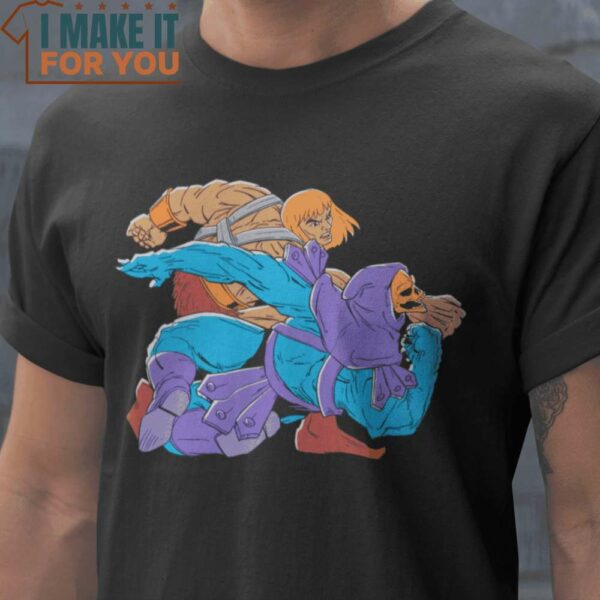 The Blond Knight Returns The Dark Knight Returns He-Man Skeletor T-Shirt, Vintage Halloween Graphic Shirt