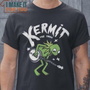 The Frog Kermit the Frog The Muppets T-Shirt, Vintage Halloween Graphic Shirt