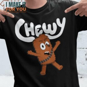 Chewy Bluey Chewbacca Star Wars T-Shirt, Retro Halloween Shirt for Sale