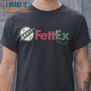 FettEx FedEx Boba Fett Star Wars T-Shirt, Retro Halloween Shirt for Sale