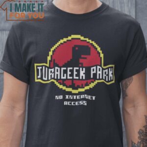Jurageek Park Jurassic Park T-Shirt, Retro Halloween Shirt for Sale