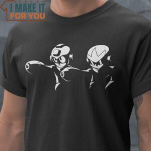 Mega Man Fiction Pulp Fiction Mega Man T-Shirt, Retro Halloween Shirt for Sale