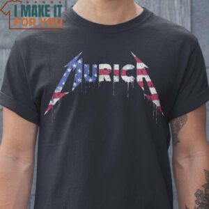 Murica Metallica T-Shirt, Retro Halloween Shirt for Sale
