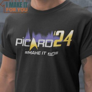 Picard 24 Make It So Star Trek T-Shirt, Retro Halloween Shirt for Sale