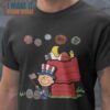 Sleeping Murica Peanuts T-Shirt, Retro Halloween Shirt for Sale