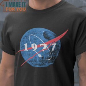 Space Force NASA logo Death Star Star Wars T-Shirt, Retro Halloween Shirt for Sale