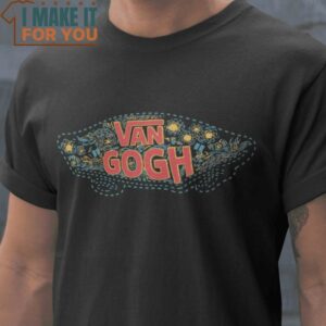 Van Gogh Vans Logo Van Gogh T-Shirt, Retro Halloween Shirt for Sale