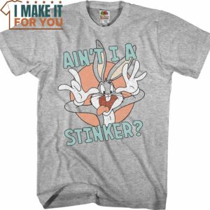 Ain’t I A Stinker Bugs Bunny Looney Tunes T-Shirt, Vintage Looney Tunes tee for Adults