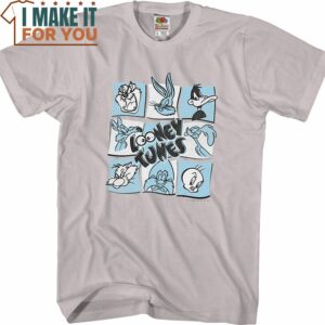 Classic Looney Tunes T-Shirt, Vintage Looney Tunes tee for Adults